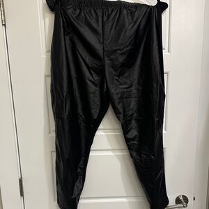 Old Navy Black Leather Trousers